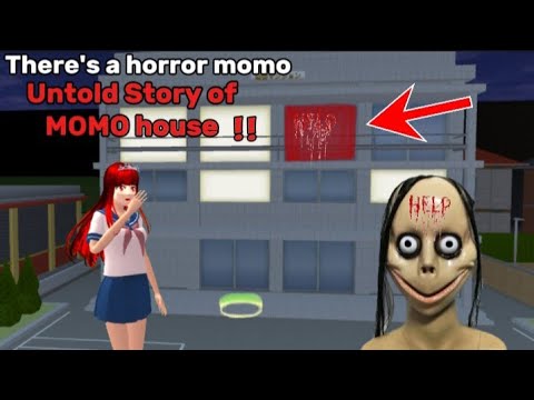 BE AWARE!! To not enter منزل مومو المرعب Momo horror house | Sakura School Simulator