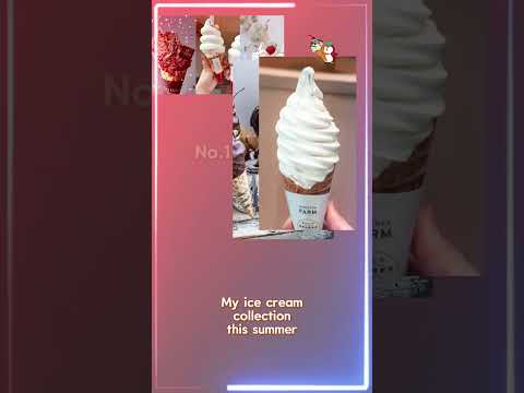 ice cream best5 #freetemplate #vlog#me&my