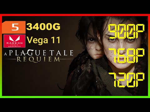 A Plague Tale Requiem | Ryzen 5 3400G Vega 11 2x8 (2666MHz) 16GB RAM