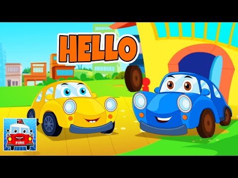 Hello Song + More Kindergarten Kids Songs & Rhymes By Ralph And Rocky Cars