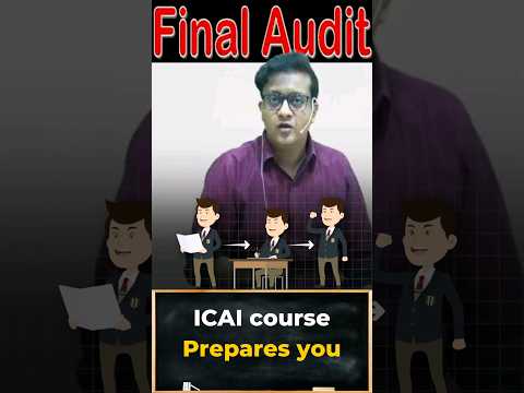 ICAI course prepares you for future | Siddharth Agarwal Audit