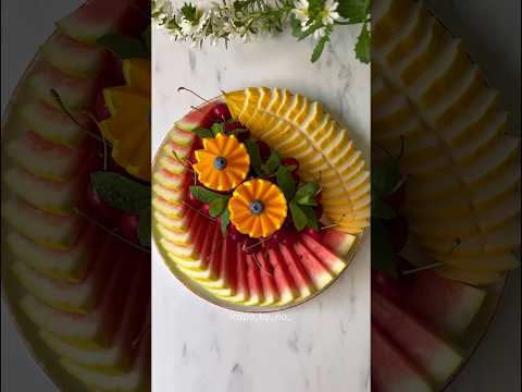 Fruit platter Inspiration ideas🍉 Fruit Decoration ideas✨ #shortvideo