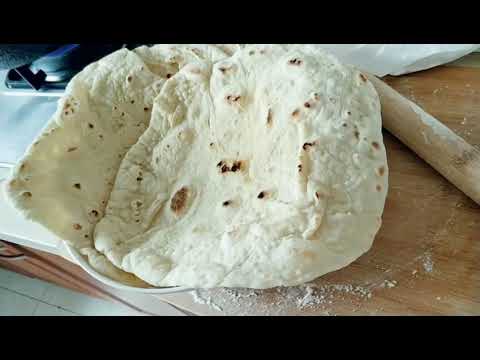 Trying Armenian Lavash Bread