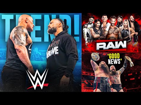 #WeWantRomanVsRock! Time to TREND 🔥? | Raw 3-Hours UPDATE, Tag Team Titles GOOD NEWS | WWE News