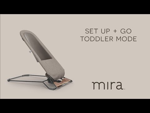 UPPAbaby Mira Bouncer - Set Up + Go Toddler Mode