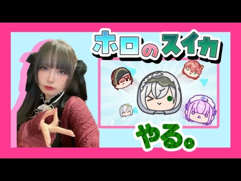 【カメラあり！】ホロのスイカやる【コメント全部読む】