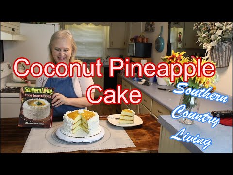 Coconut Pineapple Cake -- Holiday Food Series -- Made From Scratch