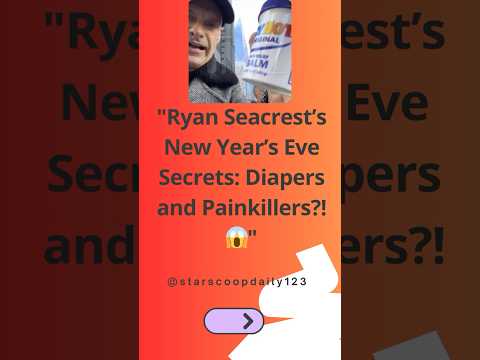 Ryan Seacrest’s New Year’s Eve Secrets Diapers and Painkillers! 😱 #RyanSeacrest #NewYearsEveSecrets