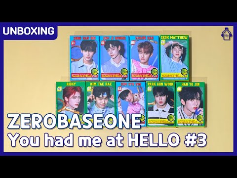 ZEROBASEONE 'You had me at HELLO' ZEROSE Version #Unboxing (14/05/2024)