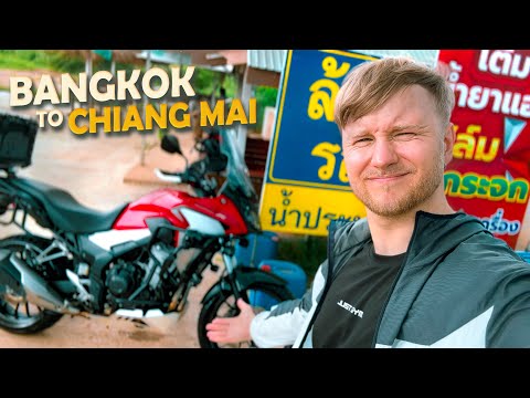 Bangkok to Chiang Mai / 700 KM Motorbike Trip - Hotels, Thai Food and Surprises on the Road