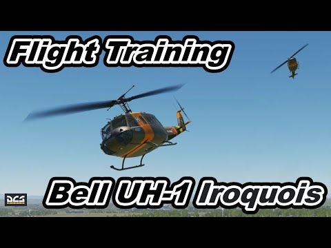 JGSDF Bell UH 1 Iroquois Flight Training  Infantry Rescue Drill【 爆音浴 】DCS World