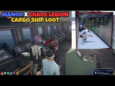 Manor x Chaos Legion Get This From 3 Cargo Ship Crates | NOPIXEL 4.0 GTA RP