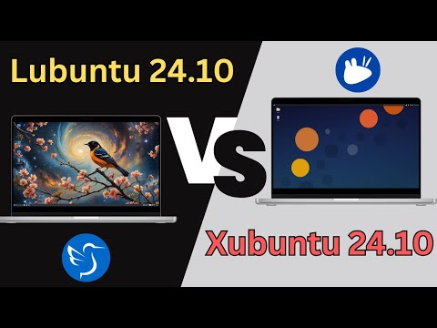 Lubuntu 24.10 vs Xubuntu 24.10 | RAM Consumption | LXQT vs XFCE | Lightweight Distros