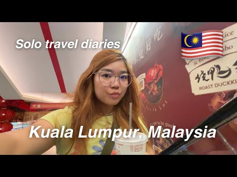 KUALA LUMPUR, MALAYSIA SOLO TRAVEL VLOG - First time, first impressions :D SE Asia #13