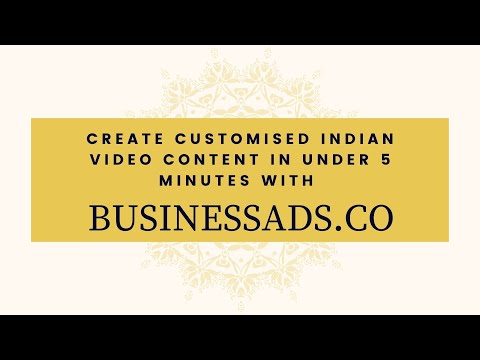 Get your businessads premium account and create good quality Indian content in no time!