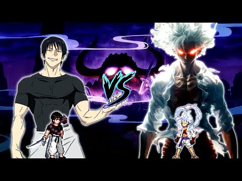 Toji Fushiguro V4 (Inseph) (New) VS Wano Luffy V4 (all form) in Jump Force Mugen