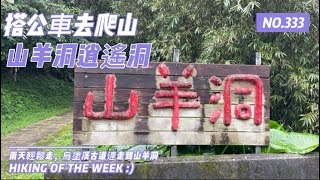 新北石碇｜搭公車去爬山｜雨天輕鬆走烏塗溪步道連走山羊洞