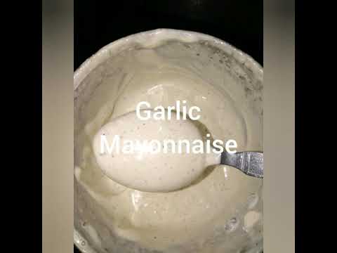 Homemade Garlic Mayonnaise Using Mixie / How to make mayonnaise in Tamil #Mayonnaise #garlicmayo