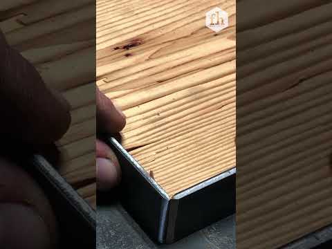 Guy Makes DIY Tray Out of Steel and Wood