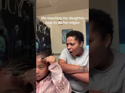 Inheritance~ #nadulahair #edge #motherdaughter #naturalhair #hairtutorial #hairtok #viralvideo #fyp