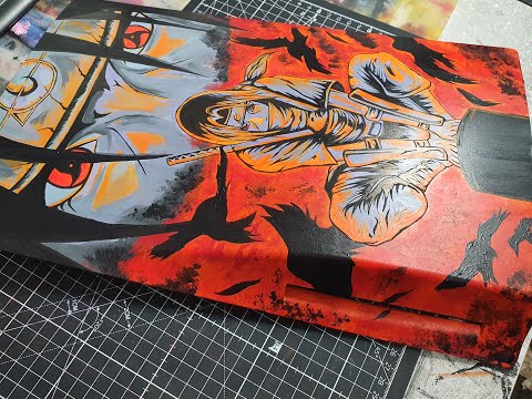 Itachi Uchiha PS5 Custom Cover Painting