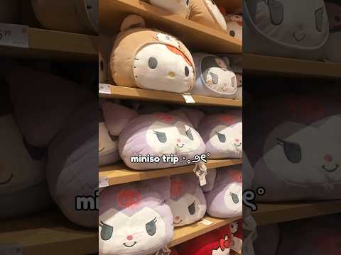 Trip to Miniso 🥰 Wall of Plushies!