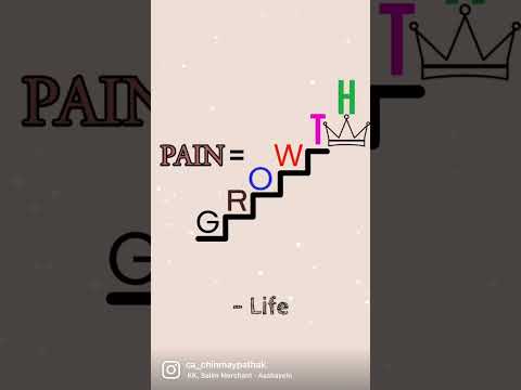 Pain is the ladder of GROWTH #inspiration #motivation #upsc #charteredaccountant #lawofattraction