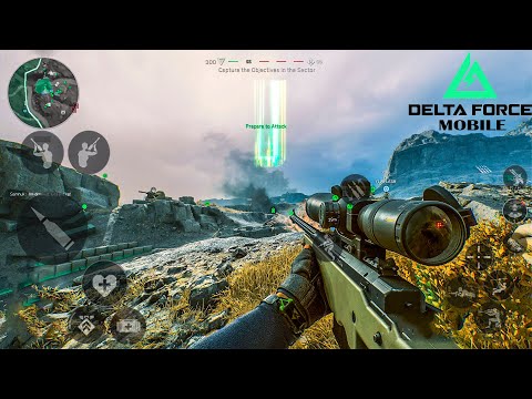 120FPS ULTRA HD DELTA FORCE MOBILE ANDROID GAMEPLAY