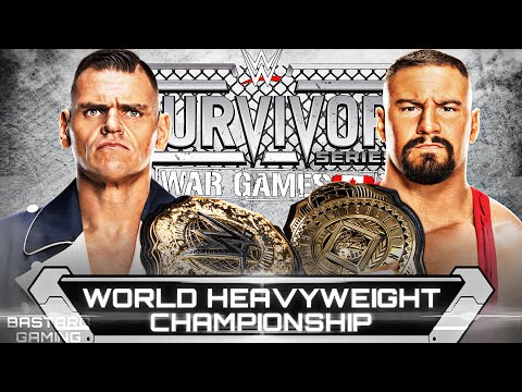 WWE 2K24 | Gunther VS Bron Breakker - World Heavyweight Championship | Survivor Series