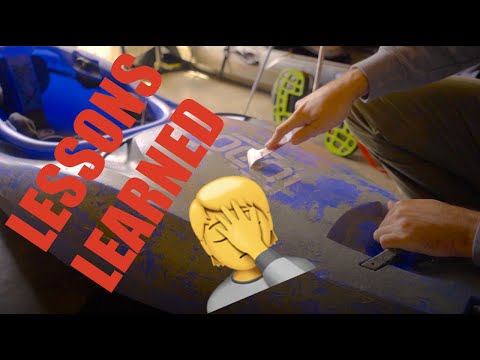 Removing Spray Paint from a Kayak