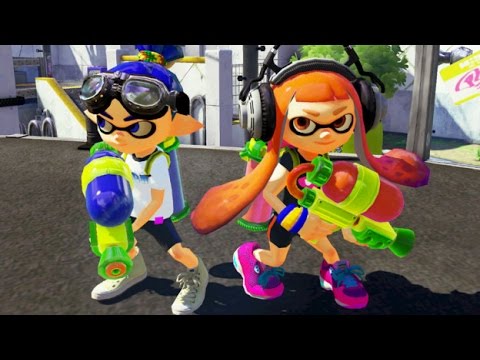 WiiU Splatoon Gameplay