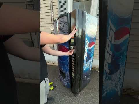 Opening an abandon vending machine