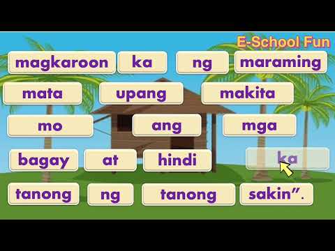 Ang alamat ng pinya| Pagbasa ng mga Pangungusap #filipinoreading #pagbasa #grade1 #magbasa