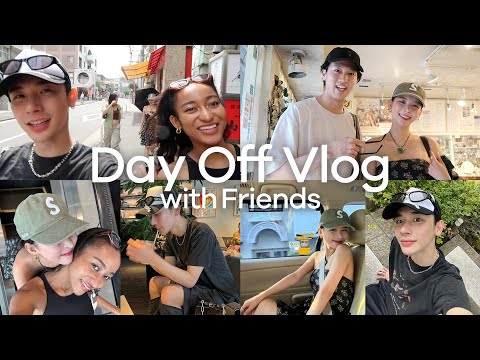 【休日VLOG】都内お友達とお散歩🩵✨