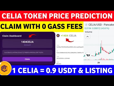 Celia Token Claim Problem | Celia Gas Fee | Celia Token Price Prediction | Celia 0 Token Showing