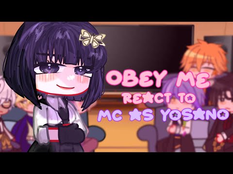 Obey me react to MC as Yosano Akiko from bsd|credits in description|