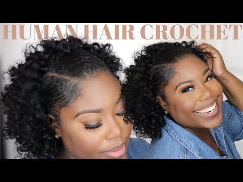 BRAIDLESS CROCHET | HUMAN HAIR BOUNCY CURL | QVR