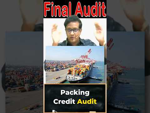 Packing Credit Audit | Siddharth Agarwal Audit