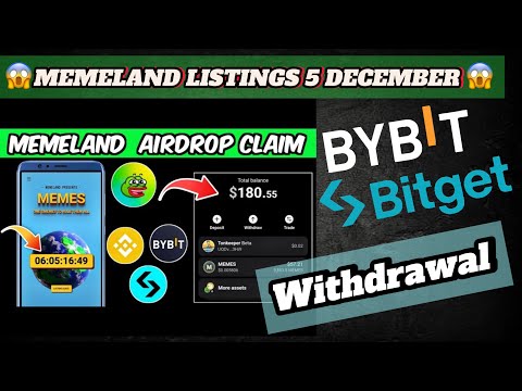 MEMELAND Listings And Claim AirDrop 😱 !! 5 December Memeland Listings 🔥