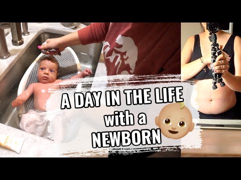 Day In The Life With A Newborn | 5 Week Old + Postpartum Update