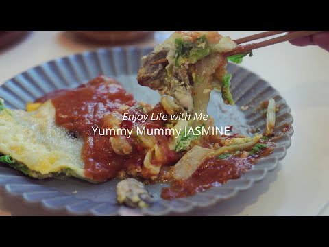 Fried Oyster Omelette「蚵仔煎」好吃的台灣味道。外脆，軟嫩滑順的鮮味口感! | 俏媽咪潔思米