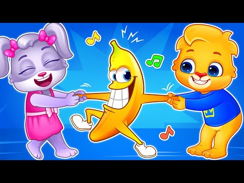 Banana Song for Kids | Fun Dance Song Going Bananas | Lucas Songs for Children | RV AppStudios