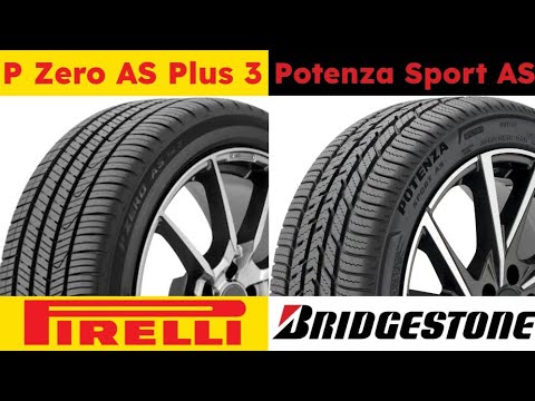 Pirelli P Zero AS Plus 3 vs Bridgestone Potenza Sport AS