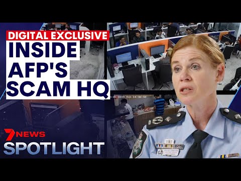 Inside the AFP's SCAM headquarters with Asst Commissioner Justine Gough | 7NEWS Spotlight