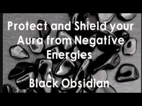 Black Obsidian - Shield and protect you from mega Energies#blackobsidian #crystals