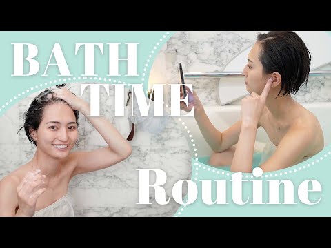 【お風呂ルーティン】最近のバスタイムの過ごし方🛀🌙 ヘアケア/マッサージ/半身浴