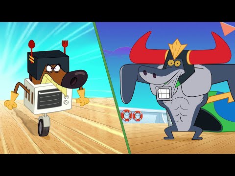 ZIG e SHARKO 🌴 Batalha De Robôs 💥 Zig e Sharko Brasil | Desenho Animado em português