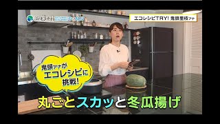 エコレシピ（丸ごとスカッと冬瓜揚げ）15秒Ver