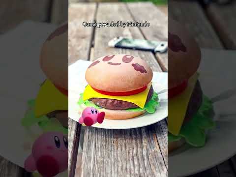 #NintendoPartner Kirby Burger Cake 🍔🍰