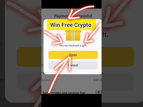 Chance to Win Free Crypto🔥 #freecryptobestairdrops #binancegiveaway #binancepay #binancegift #free